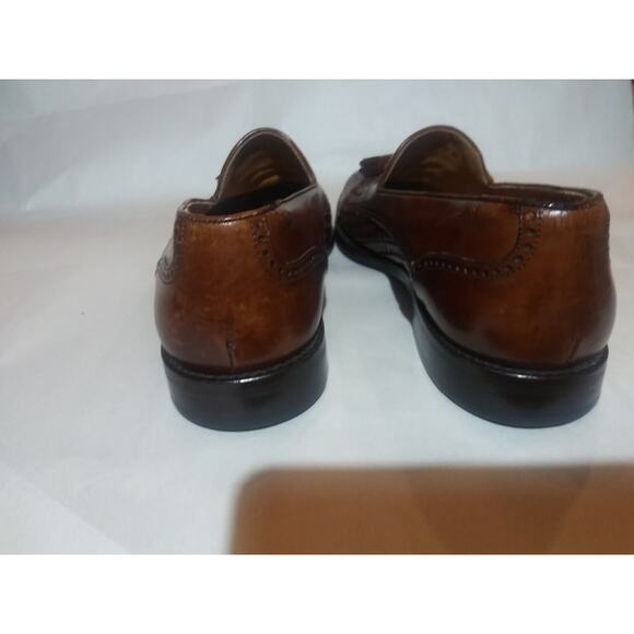 MEZLAN Carmel Tassel Loafers Dress Shoes Sz. 9.5 M Crocodile Woven Spain main image 8